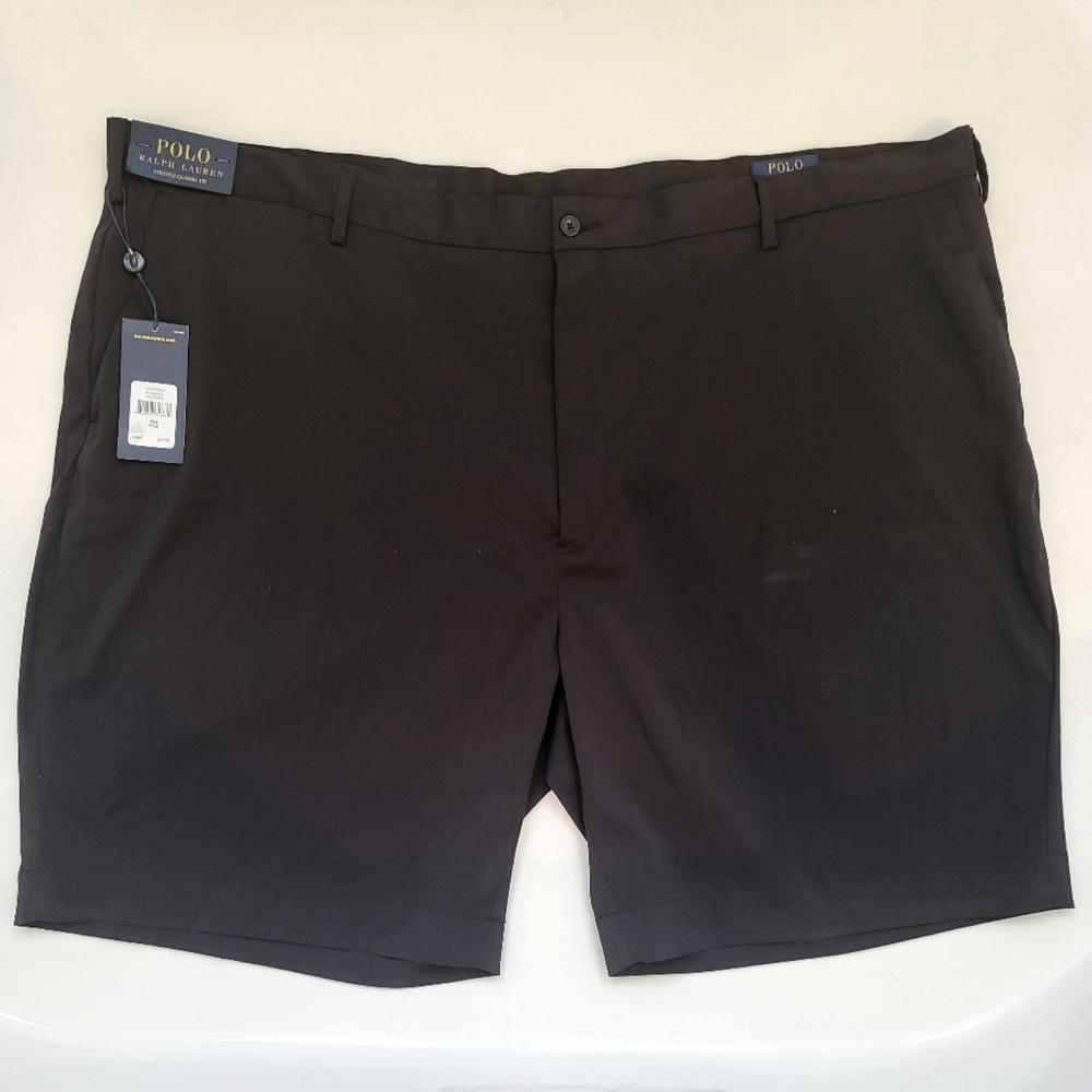 Polo Ralph Lauren Men's Black Stretch Classic Shorts, size 52B